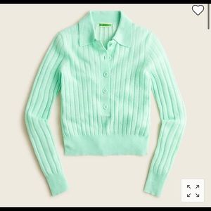 JCREW cashmere sweater with collar, NEW WITH TAGS